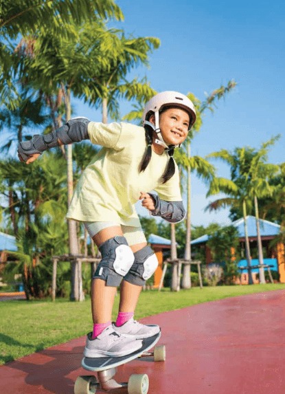 Beautiful garden pathway with archways